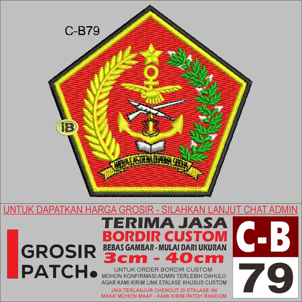 MB EMBROIDERED PATCH C-B79 โลโก้ STUDENT RESIMEN อุปกรณ์เสริม/EMBROIDERY