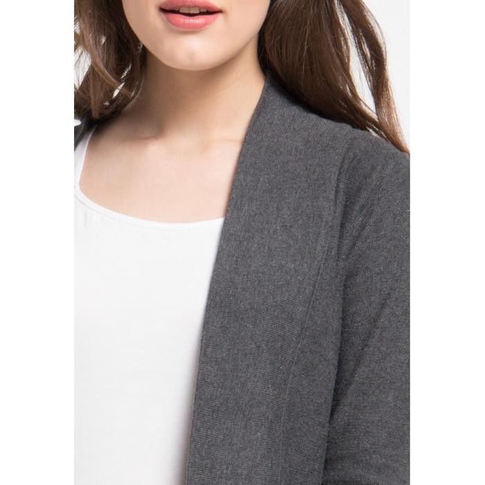 คาร์ดิแกน Noir Sur Blanc ถัก 3/4 Sleeve