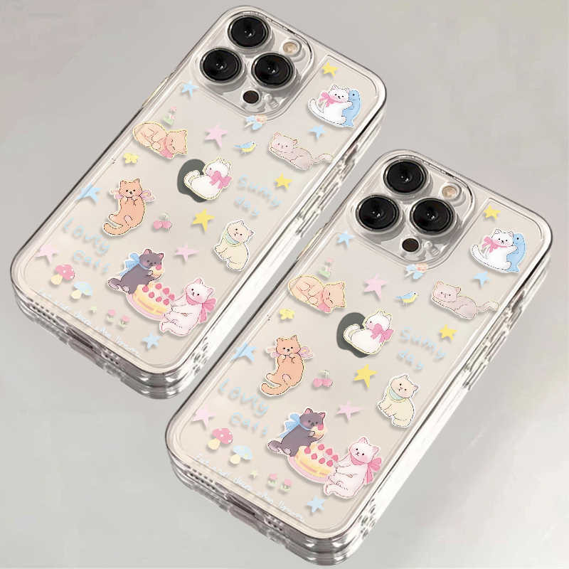 ลูกแมวนุ่มเค้กแฟนซีสําหรับกรณีOppo A6t Pro Reno 15 Pro Max Reno 15F Reno 15 Pro A6 A6x Reno 15 5G A6