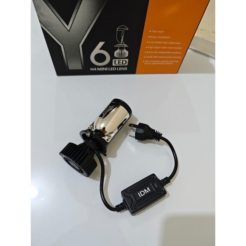 H4 MINI PROJECTOR PROJECTOR รถรถจักรยานยนต์ LED LIGHT Y6D