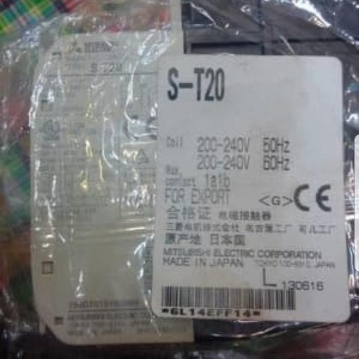 MITSUBISHI ยี่ห้อ S-T20 / ST20 20A คอนแทคเตอร์