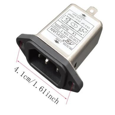 Emi Filter 10A 220V กรองไฟฟ้า Ac 220V กล่องกรองไฟ Psu