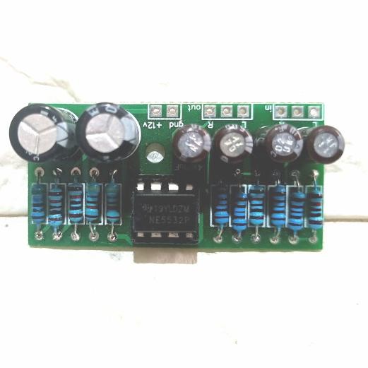 Pre Amp 12V Dual Opamp Buffer Kit Audio Hifi Ne5532 Mantul Rollable