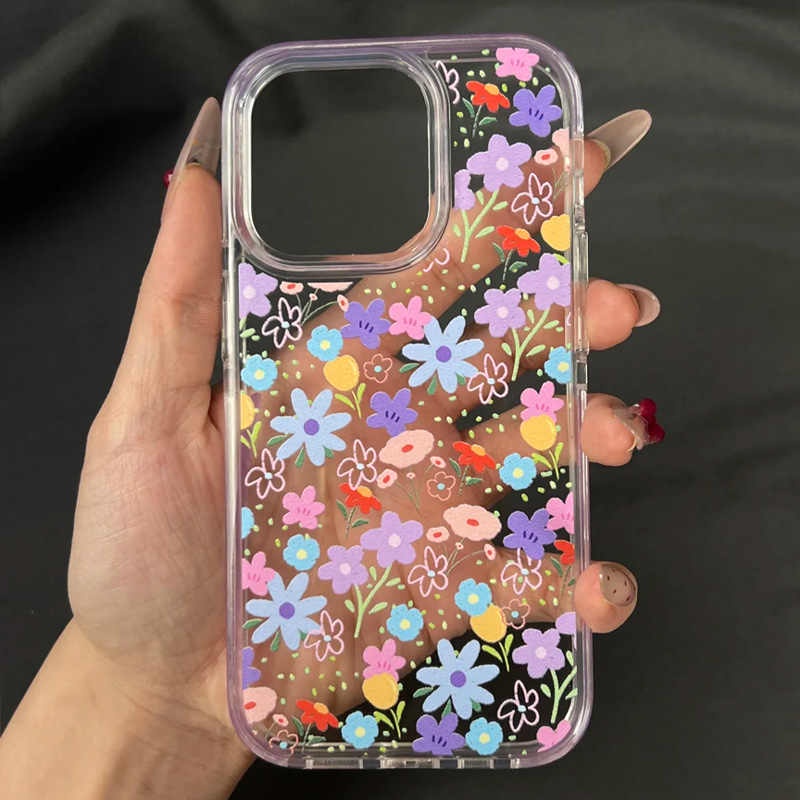 Dazzle ล่าสุดดอกไม้ Fullcover กรณี Hp Oppo A6x A6 A6 70 NOTE 70 C71 C75 C75x A5x A5i Pro A5 2025 Ren