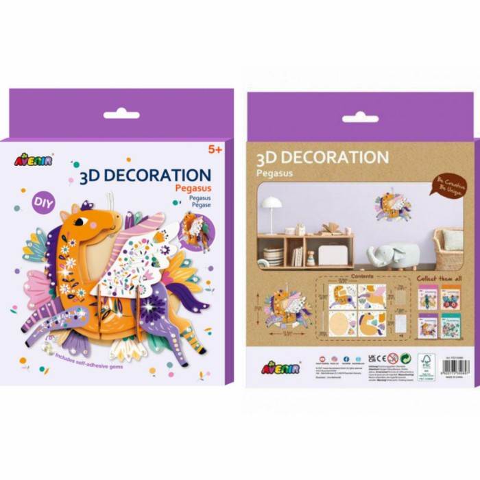 Avenir ของเล่นสร้างสรรค์สําหรับเด็ก 3D ตกแต่ง DIY