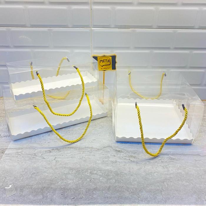 HOT 6PCS ROLL BOLU BOX / TRANSPARENT CAKE BOX / LEGIT LAYER CAKE MICA BOX