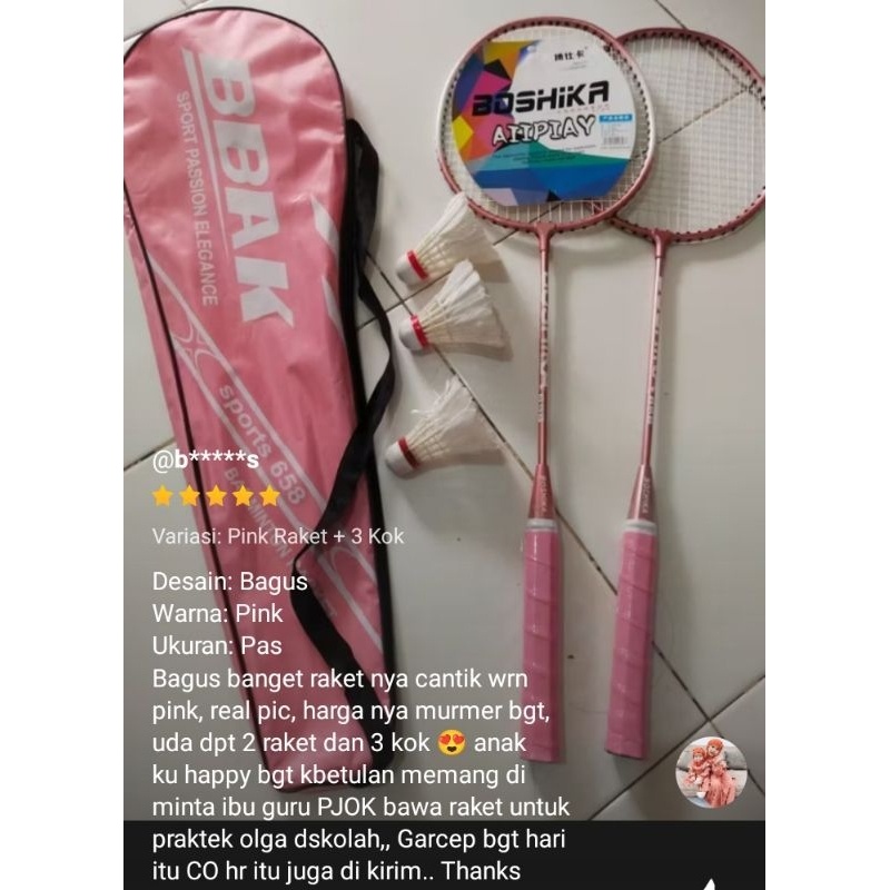 BADMINTON CKET COMPLETE PACKAGE CKET CONTAINS 2 ชิ้น FREE BALL 3 ฟรีกระเป๋า