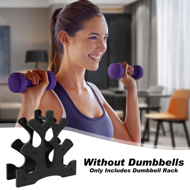 ชั้นวางดัมเบล 3 ชั้น Barbell Rack HOME GYM STAND Dumbell Storage HOLDER Dumbell