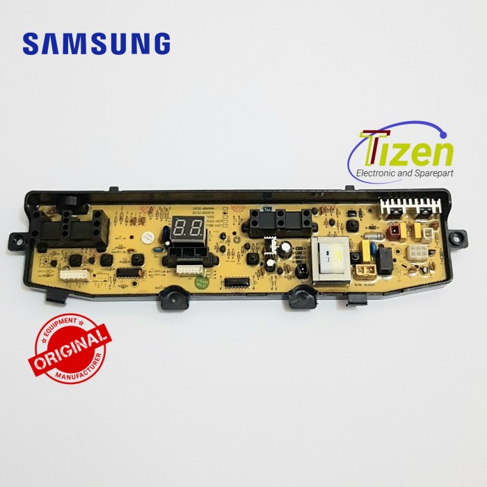 MESIN TOMBOL Samsung 6-Button เครื่องซักผ้า PCB โมดูล WA65V3, WA70V4, WA80V4, WA90F4
