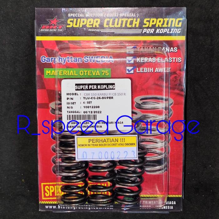 LOKAL ที่น่าสนใจสวีเดนคลัทช์สปริง Brt Cbr 150 Kpp คาร์บูเรเตอร์ Fi Local K45 Cb 150 R เก่า K15