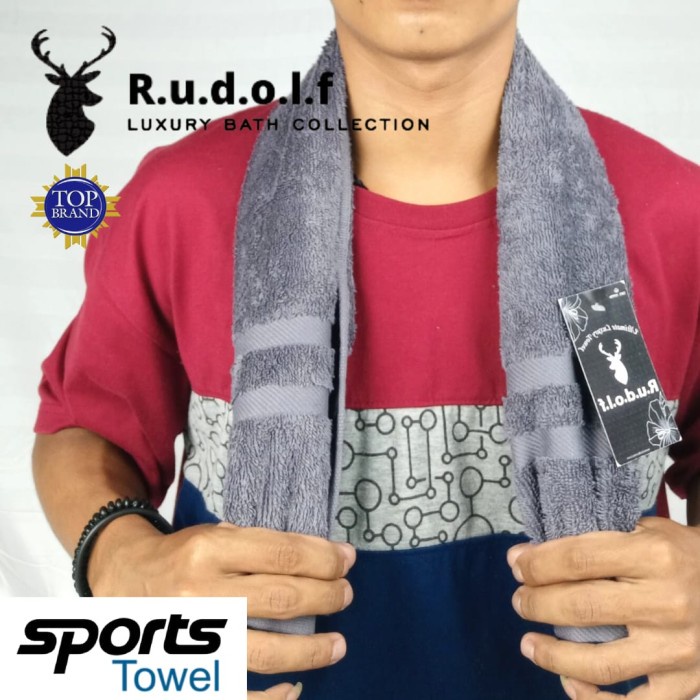 Terry Palmer Hotel Jogging Sports Towel uk 35 x 80-Navy