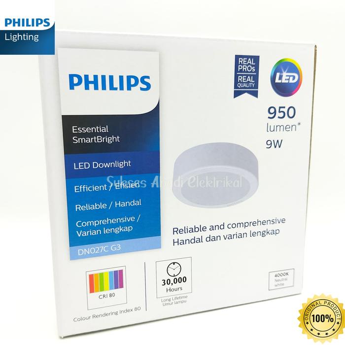 PHILIPS DN027C ดาวน์ไลท์ LED 9 วัตต์ Outbow