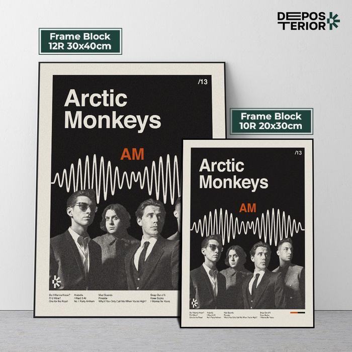 BintangEmaSs- โปสเตอร์ Arctic Monkeys - อัลบั้มปก Am Frameblock