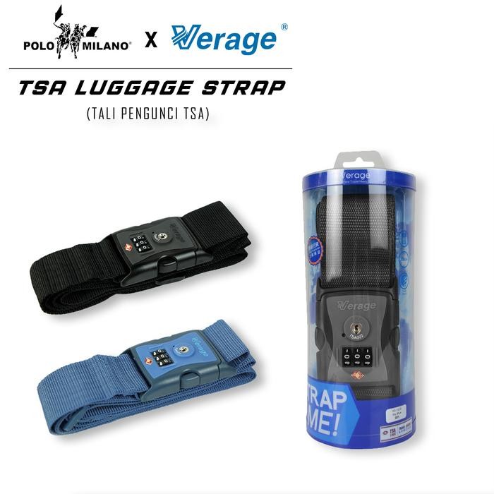 TimeToGo- สายรัดกระเป๋าเดินทาง Polo Milano X Verage Tsa