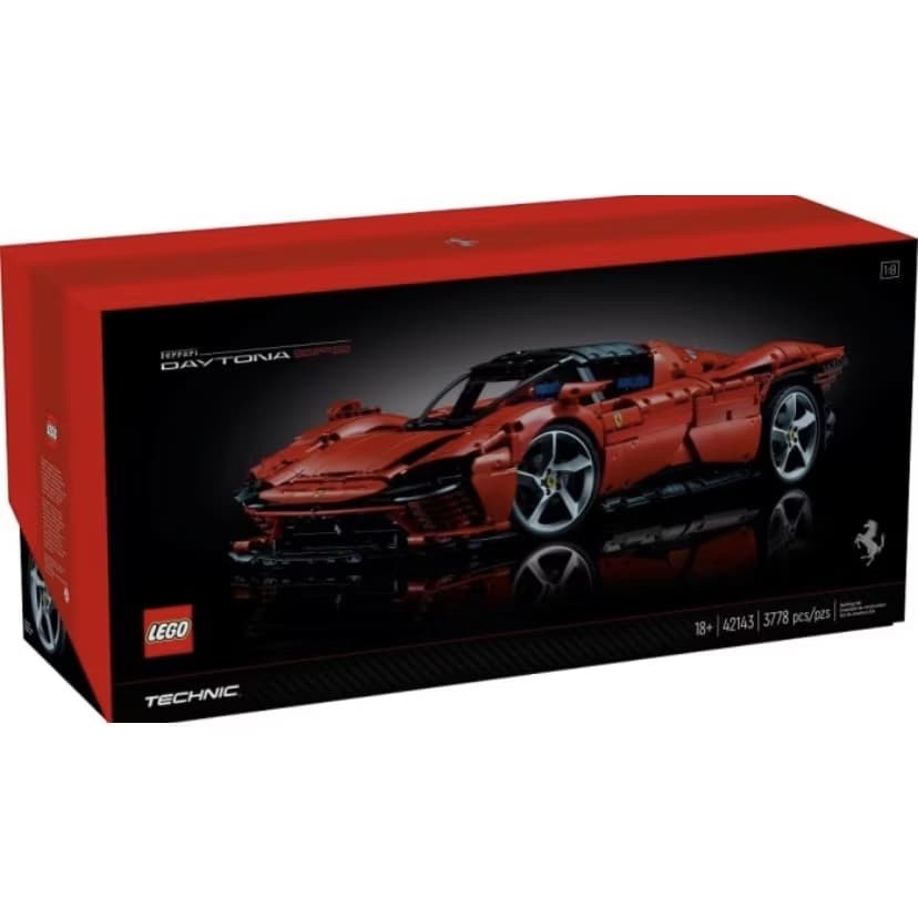 ต้นฉบับใหม่ LEGO TECHNIC 42143 FERRARI DAYTONA SP3 READYY READY