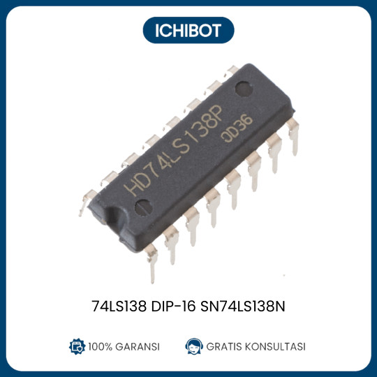 74LS138 DIP-16 ถอดรหัส/ถอดรหัส/ถอดรหัส SN74LS138N