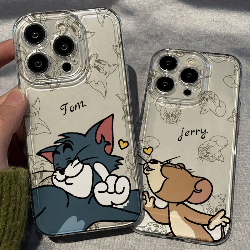 ล่าสุด Tom และ Jerry การ์ตูน Anti-Fungus กรณี Oppo A6s Reno15 ProMax A6t Pro Reno 15F 15 Pro A6x A6 