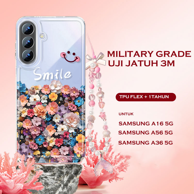 ล่าสุดดอกไม้ต่างประเทศสีปลอกIphone A6s A6t Pro 5G Y05 V70 Fe 17 Pro Max 17 Air 16E 15 Pro Max 11 Pro