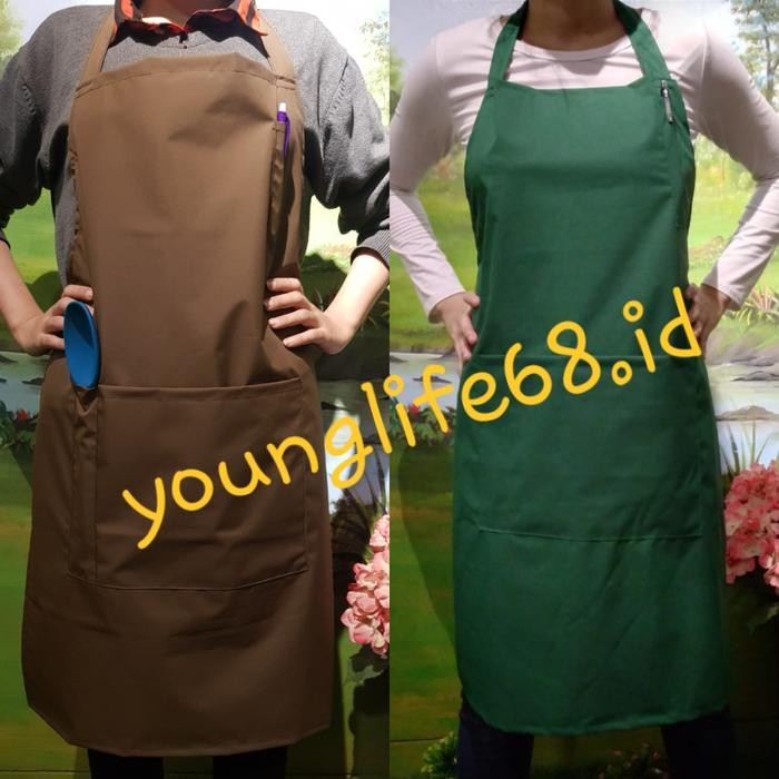 PREMIUM WATERPROOF COOKING APRON / BARISTA APRON / รหัส APRON การทําอาหารนําเข้า 300