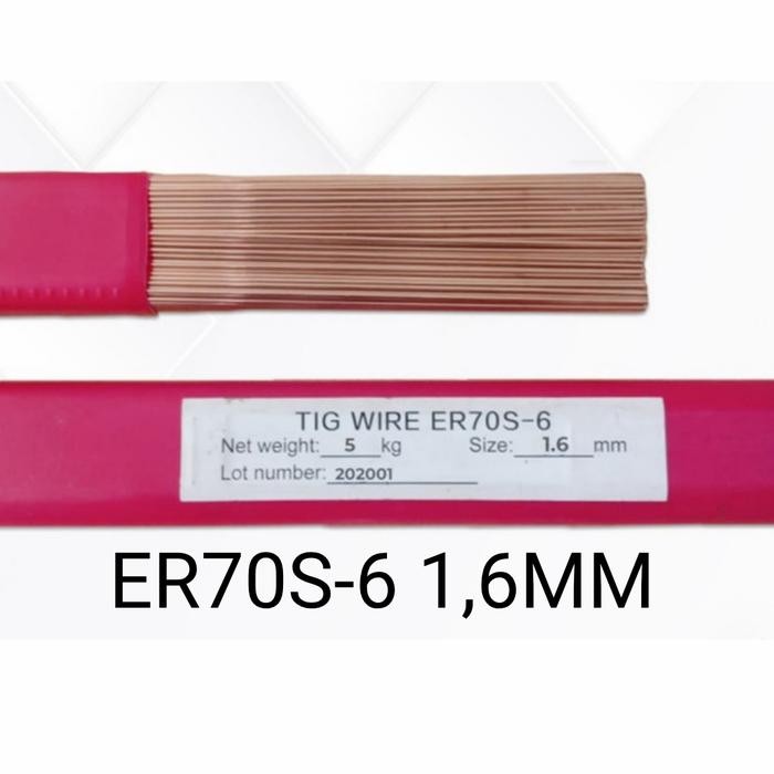 Er70s-6 ลวดเชื่อมอาร์กอนเหล็ก 1.6mm x 1kg