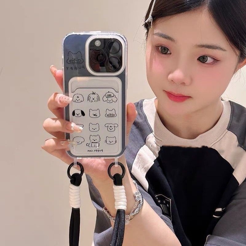 ภาพประกอบผู้ถือบัตรลูกสุนัขน่ารักปลอกHp Redmi 15 15C 13=13X 13C 14C A5 หมายเหตุ 14 Pro Plus 5G A3 10