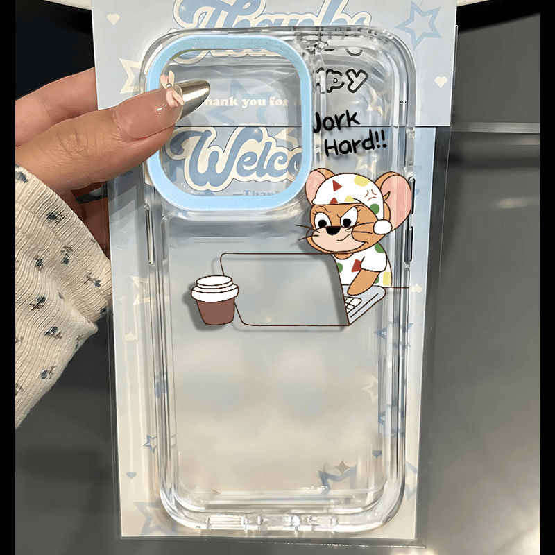 HP Work Soft Jerry Coffee สําหรับปลอก Oppo Reno 14F A5x A5 2025 A5i Pro Reno 14 Pro Reno 13 13F 12F 