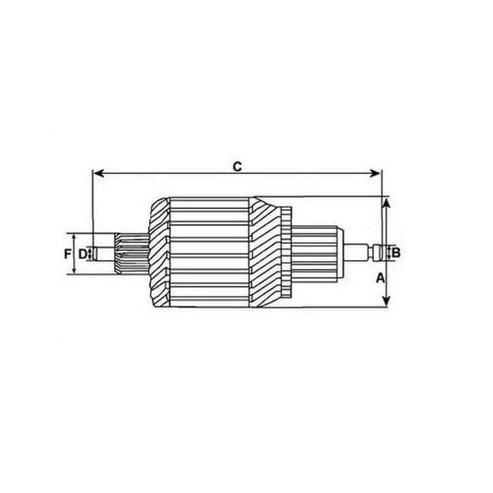 Best Armature Starter Mitsubishi S4S 32A66-10100 M8T75171 32A66-00101 12V