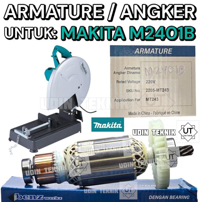 MESIN Limited Armature M2401B Makita Armature ตัดเครื่อง Makita M 2401 B Benz