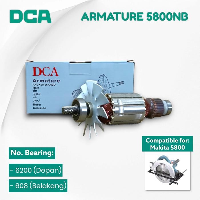 Armature 5800NB DCA Armature Circle Makita 5800NB DCA Armature Gmt 4800