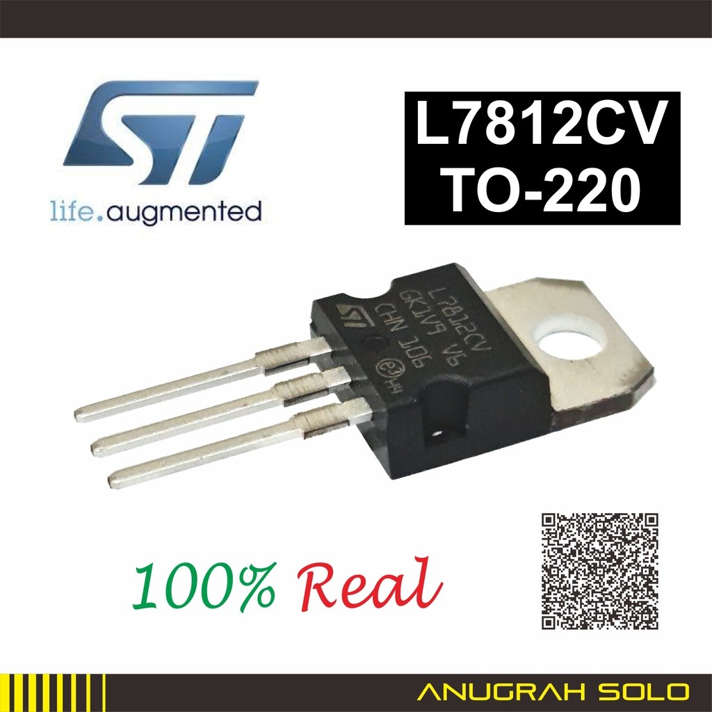เครื่องปรับแรงดันไฟฟ้า 12V L7812CV L7812 TO-220 12V 7812 L 7812 [พรีเมี่ยม]
