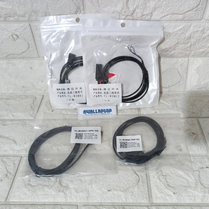 เซ็นเซอร์ซิมิตี้แบบเหนี่ยวนํา tl-W3Mc2 tl-W3Mb1 tl-W3Mc1 tl-W3Mb2 Npn Nc