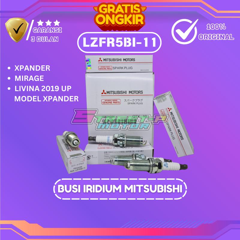 ต้นฉบับ MITSUBISHI IRIDIUM SPARK PLUG HOLOGRAM SEAL XPANDER, MIRAGE, LIVINA 2019 และ ABOVE L12 XPAND