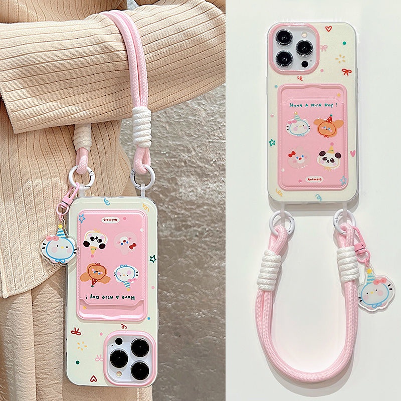 น่ารักผู้ถือบัตรล่าสุดสาวกรณีOPPO A6 PRO0 Reno 13F 13 5G A16 8Z 10 Pro A38 A74 8T A55 A5 2020 5F A78