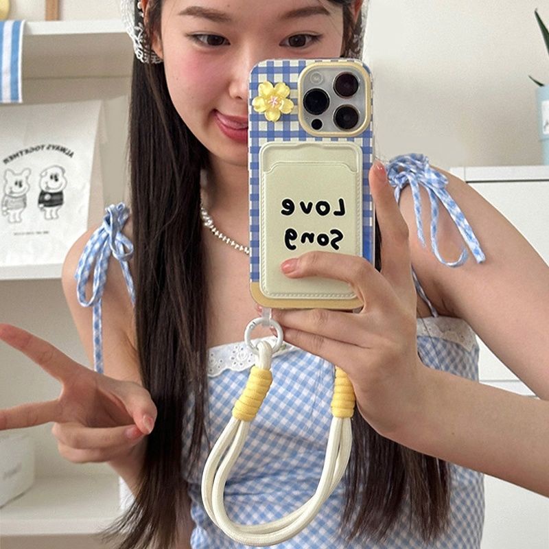 ล่าสุด Aesthetic Girls Card Holder Case Vivo Y19s Pro V40 Lite Y28 Y18 Y12S Y12A Y15 Y35 Y22S Y17 V2