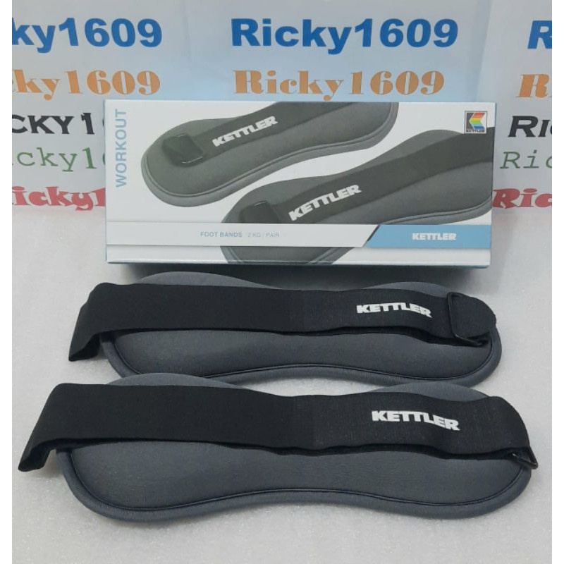 KETTLER FOOT BANDS 2 KG / PAIR - KETTLER FOOT WEIGHTS 2KG (1 PAIR) - KETTLER ดั้งเดิม