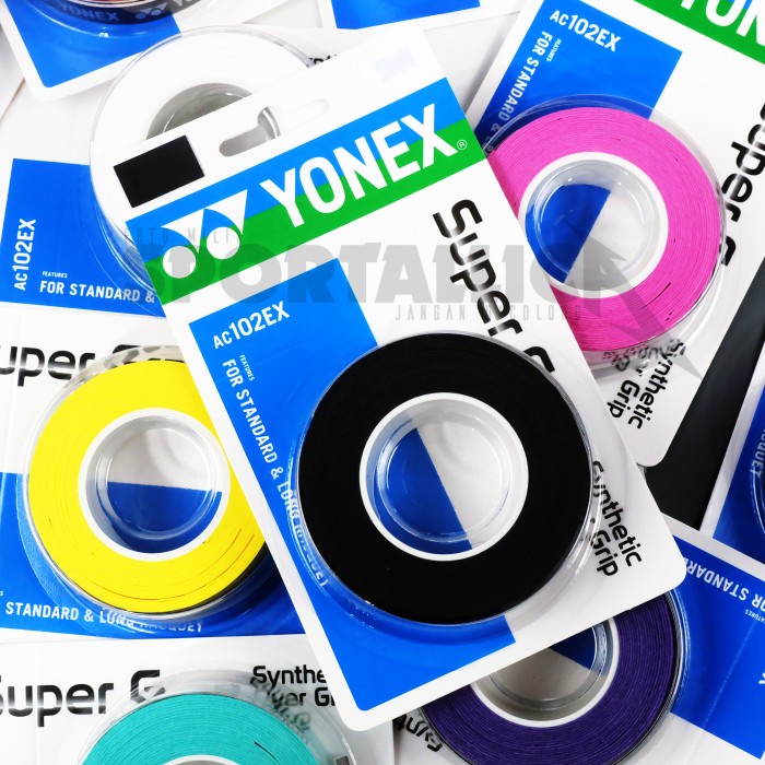 Yonex AC102 / AC 102 / AC102EX Super Grap 3 Wraps ด้ามจับแร็กเก็ต