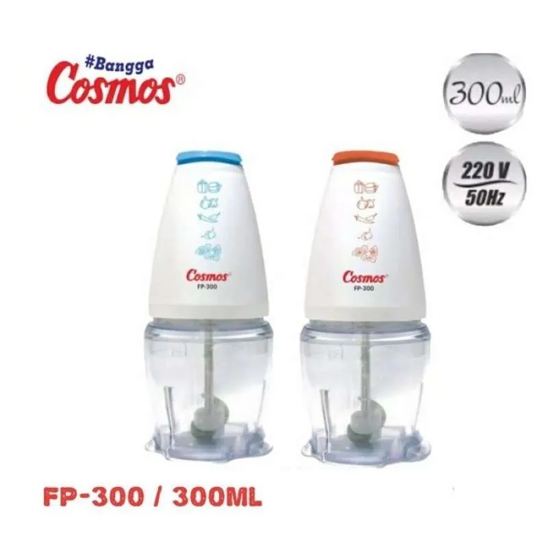 Cosmos FP-300 เครื่องเตรียมอาหาร Chopper Blender - รับประกันคอสมอสอย่างเป็นทางการ 1 ปี