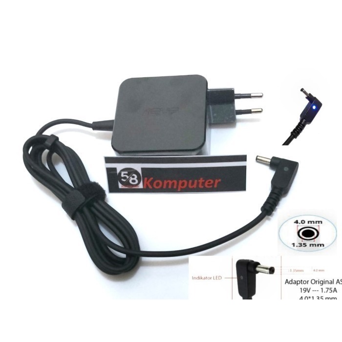 เทคโนโลยี - 19V 1.75A 33W 4.0*1.35mm AC Adapter Charger แล็ปท็อป ASUS ADP-33AW S200E