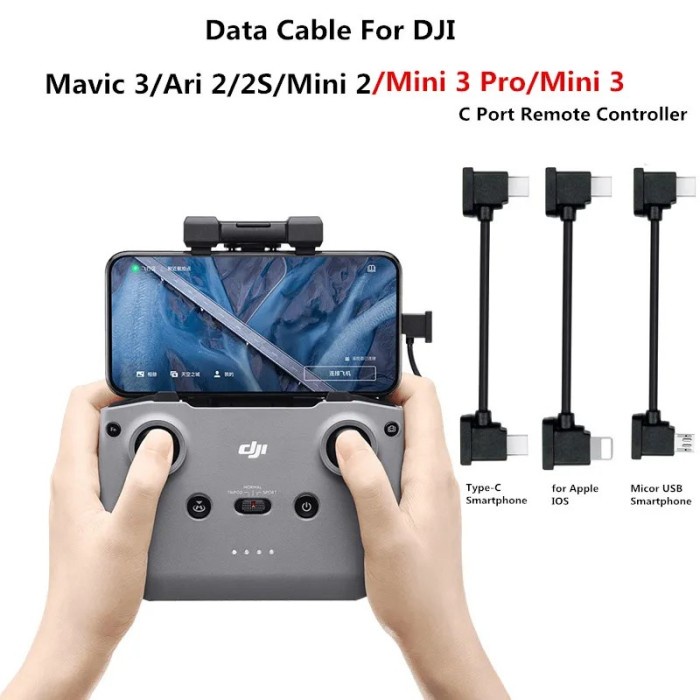 Dji Rc N1 Mini 2 Mini 3 Mavic Air 2 Air 2S Data Cable Remote Otg Cable