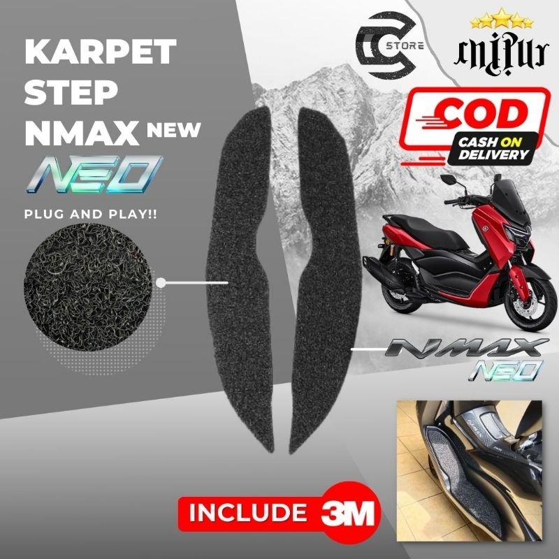 NMAX Neo 2024 พรม / NMAX Neo 2024 พรมก๋วยเตี๋ยว / NMAX Neo 2024 เสื่อเท้า / พรมปูพื้น NMAX Neo