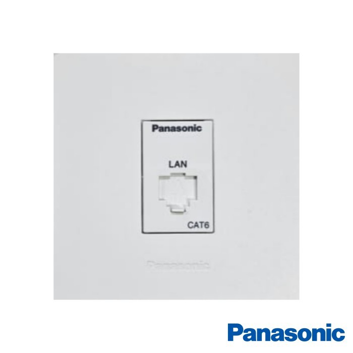 Panasonic Data Outlet CAT6 CAT 6 STYLE-E สีขาว WESJ78019 WEJ2886