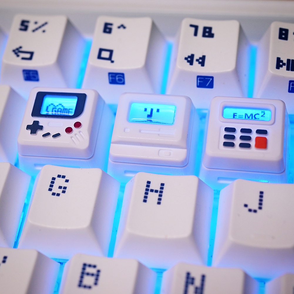 3 in 1 Custom คีย์บอร์ด Keycaps K-04 Retro Key cap สําหรับคลาสสิกน่ารัก Key Cap ชุดปุ่มส่วนบุคคล Max