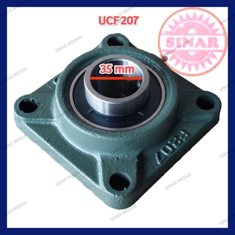 BEARING UCF 207 PILLOW BLOCK UCF207 35 MM SITTING LAHAR UCF207-20 32 MM 1 ชิ้น