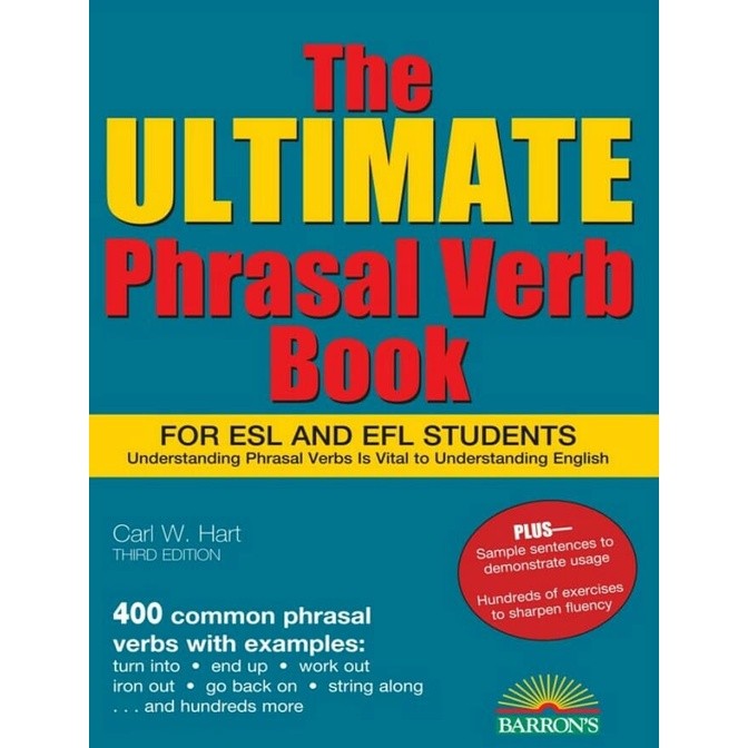 Barron s The Ultimate Prasal Verb Book 3rd Edition (เวอร์ชั่นอังกฤษ/อินโด)