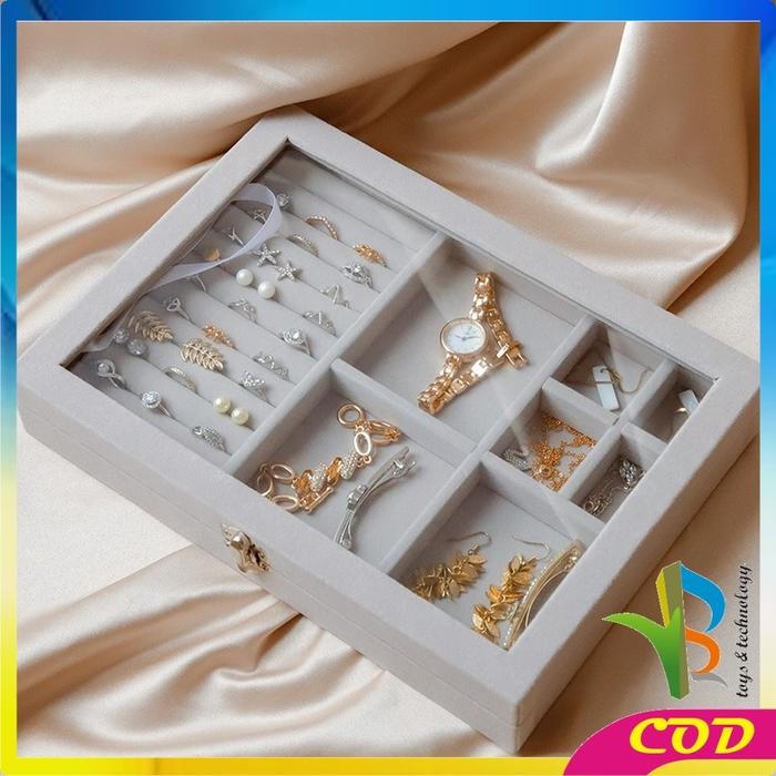 Ema.gemang RB K22 กล่องเครื่องประดับสินสอดทองหมั้นกล่องเครื่องประดับแหวนสร้อยคอ Place