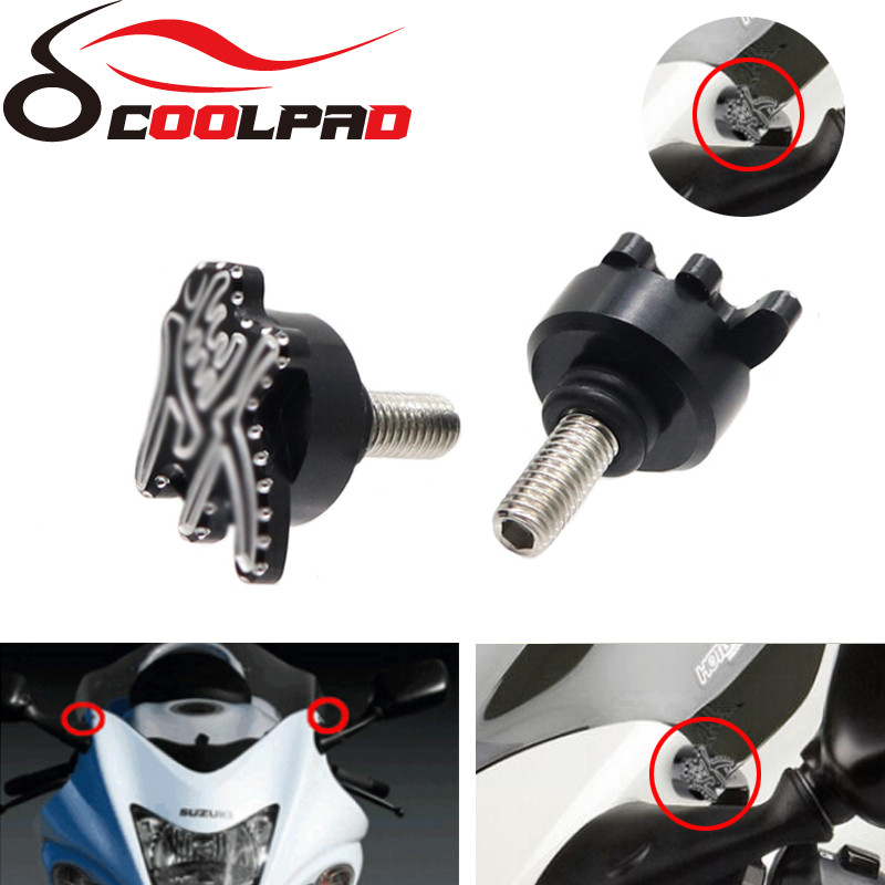 สําหรับ SUZUKI HAYABUSA GSX1300R สกรูกระจกหน้ารถ GSX-R 1300