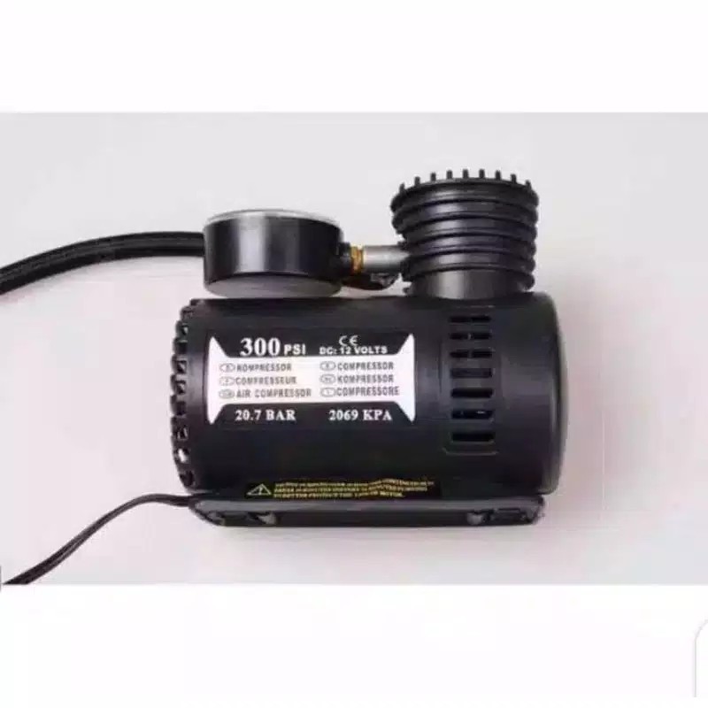MINI COMPRESSOR AIR PUMP AIR COMPRESSOR DC LIGHTER รถไฟฟ้าจักรยานยาง ETC.