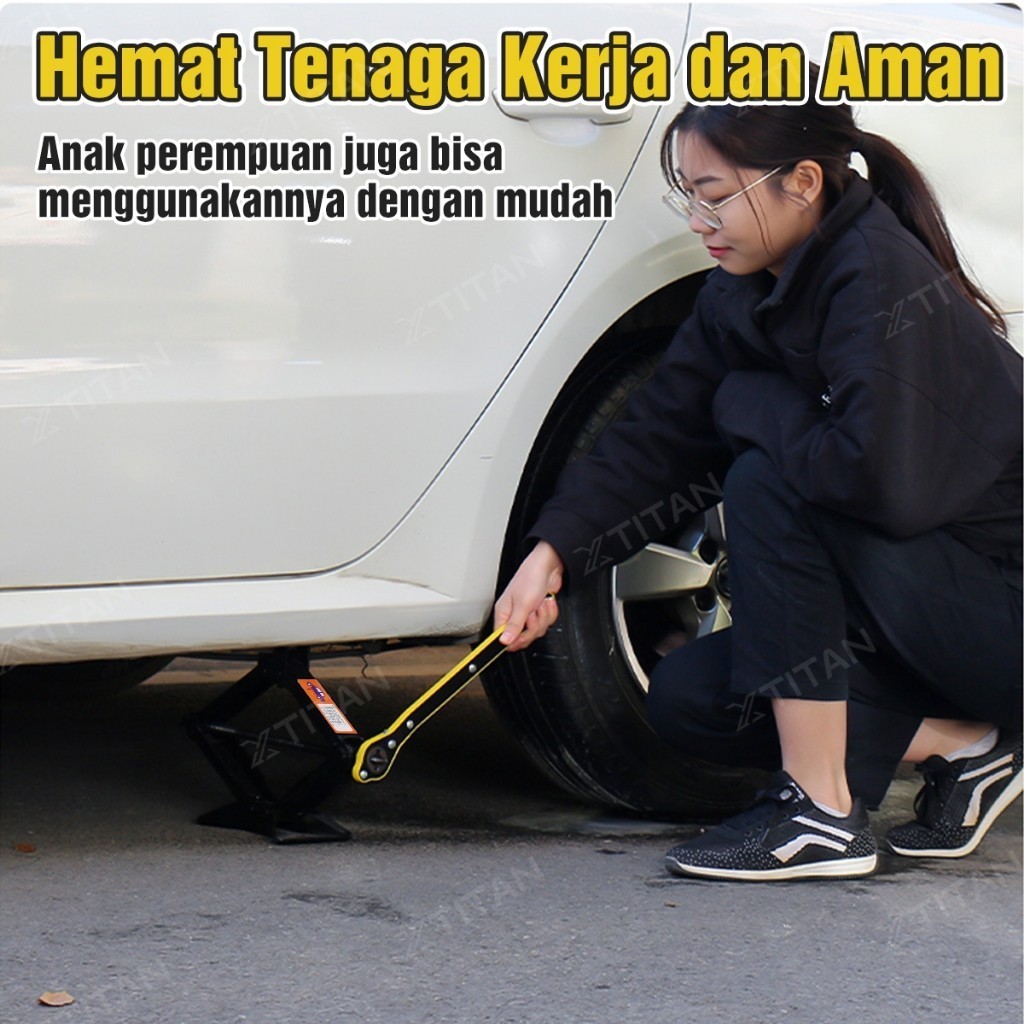 แจ็ครถ SCISSORS JACK SCISSORS JACK TOOL 1 TON HAND TYPE LIFTING JACK JACK JACK JACK