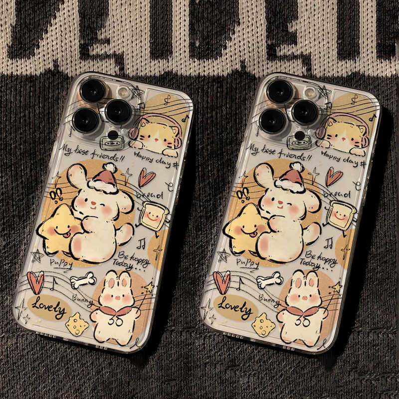 แฟนซี Drop Resistance Soft Music Puppy สําหรับ Infinix Smart 10 Plus Hot 60i Hot 60 Pro Plus สมาร์ท 