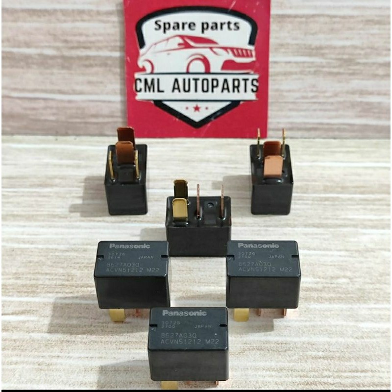 รีเลย์สตาร์ท 8627A030 Japan Xpander Pajero Mirage 4 ขา 12Volt